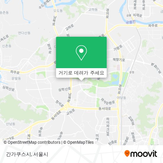 간가쿠스시 지도