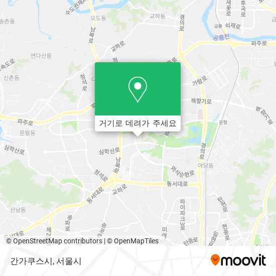 간가쿠스시 지도