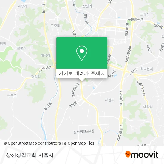 상신성결교회 지도