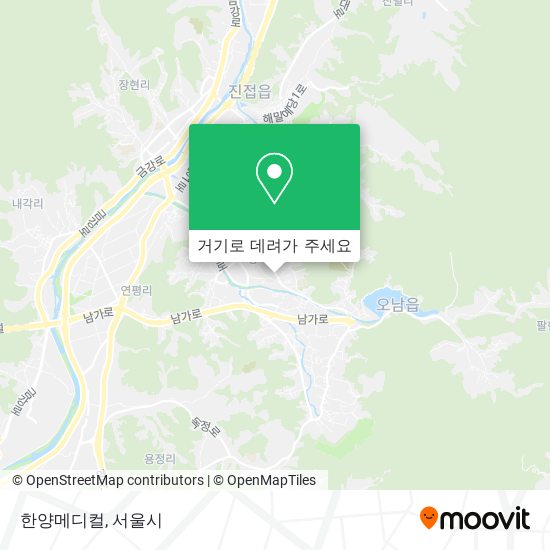 한양메디컬 지도