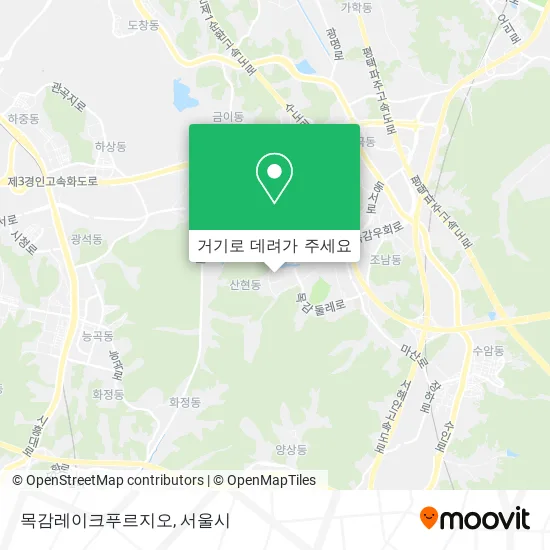 목감레이크푸르지오 지도
