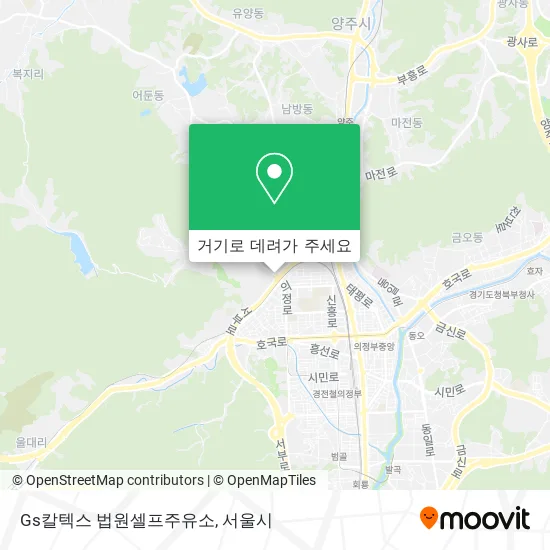 Gs칼텍스 법원셀프주유소 지도
