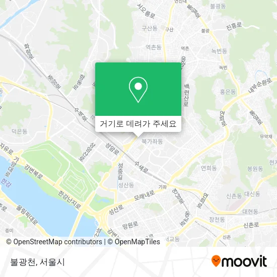 불광천 지도