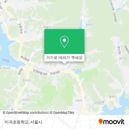 미곡초등학교 지도