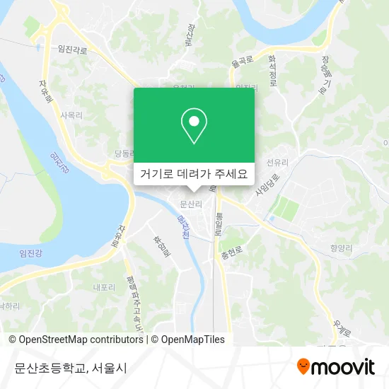 문산초등학교 지도