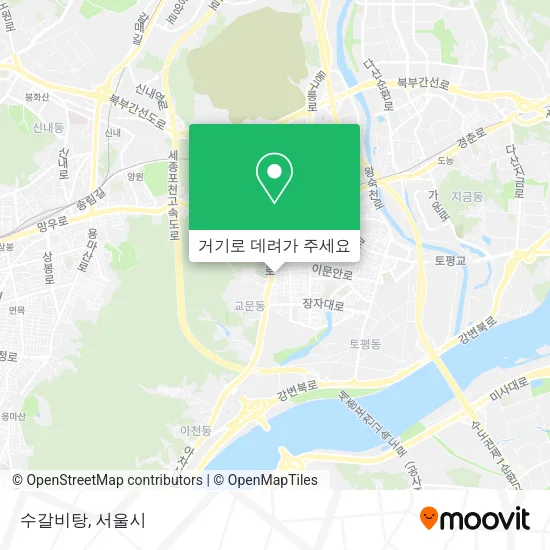 수갈비탕 지도