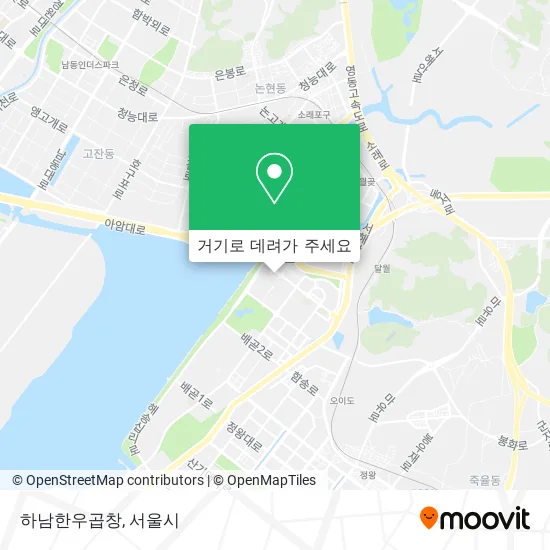 하남한우곱창 지도