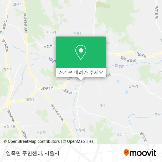 일죽면 주민센터 지도