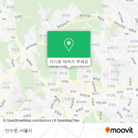 인수문 지도