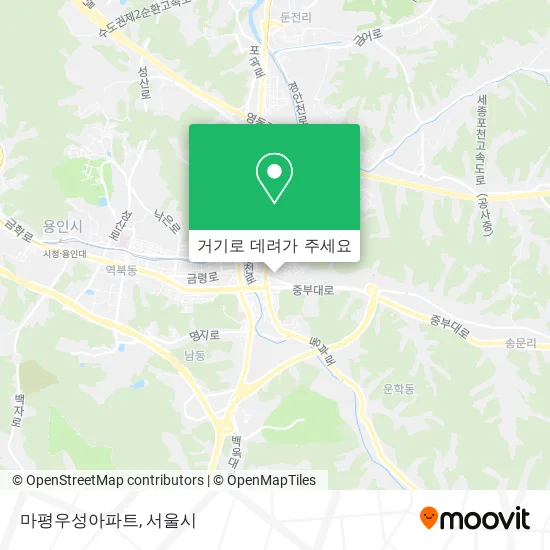 마평우성아파트 지도