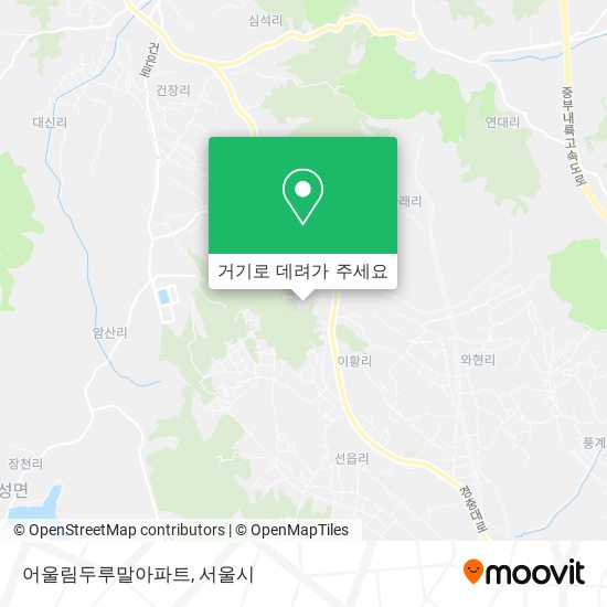 어울림두루말아파트 지도