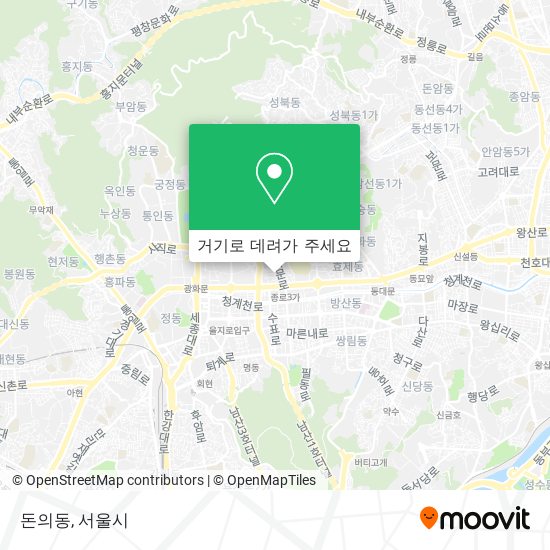 돈의동 지도