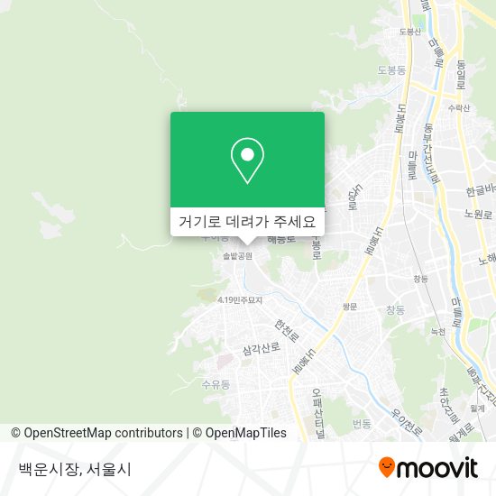 백운시장 지도