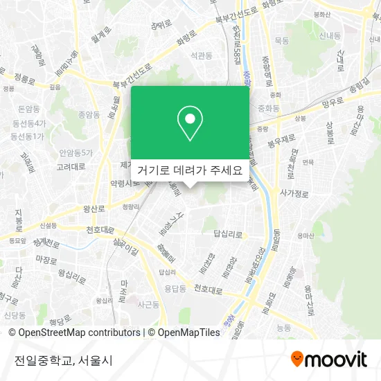 전일중학교 지도