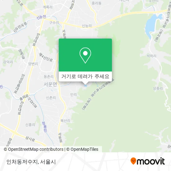 인처동저수지 지도