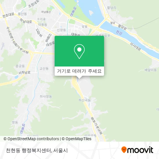 천현동 행정복지센터 지도