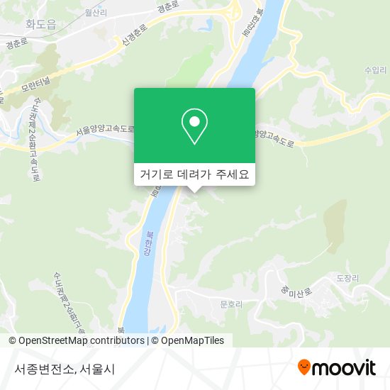 서종변전소 지도