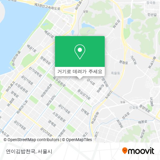 연이김밥천국 지도