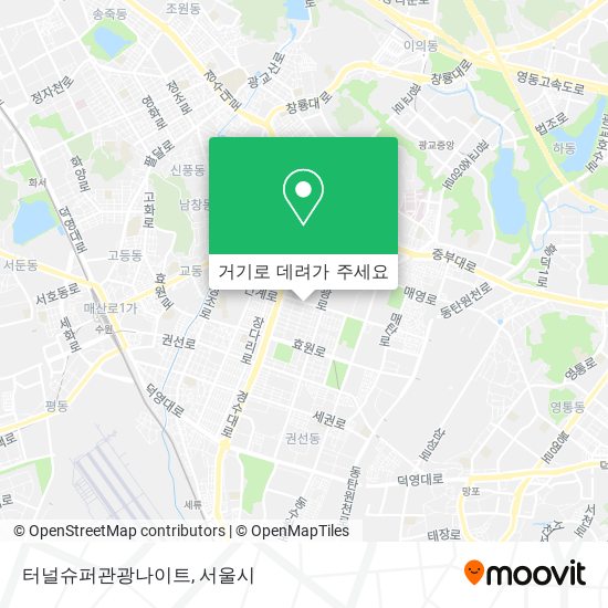 터널슈퍼관광나이트 지도