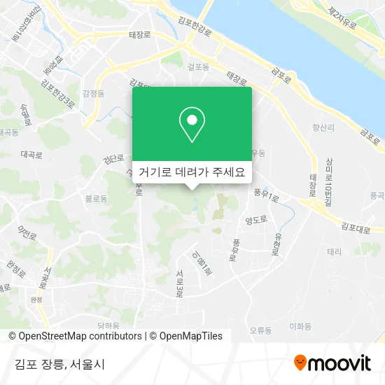 김포 장릉 지도
