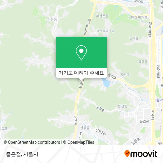 좋은절 지도