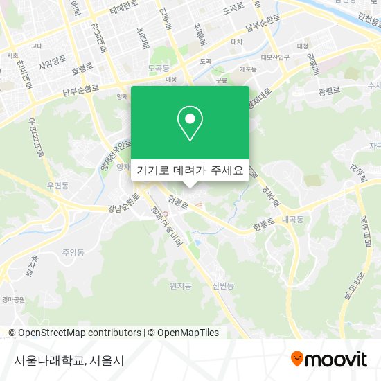 서울나래학교 지도
