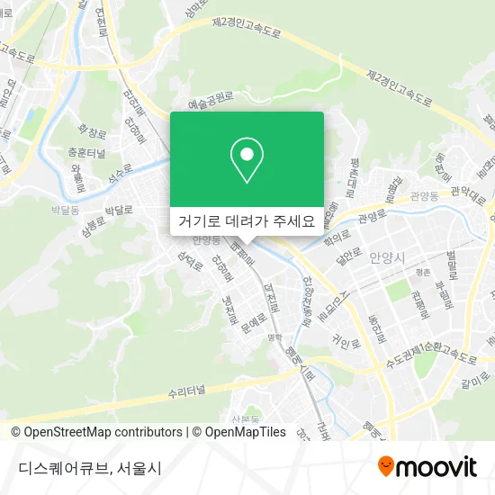 디스퀘어큐브 지도