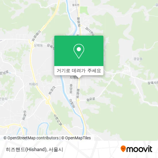 히즈핸드(Hishand) 지도