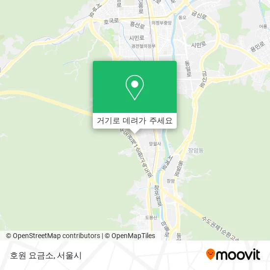 호원 요금소 지도