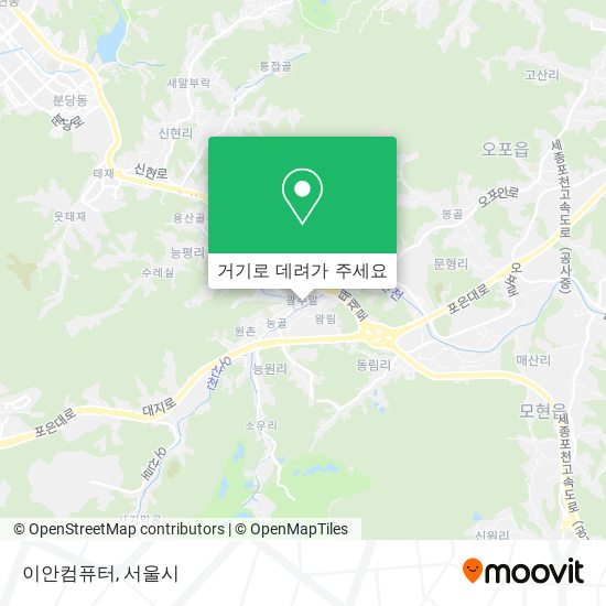 이안컴퓨터 지도