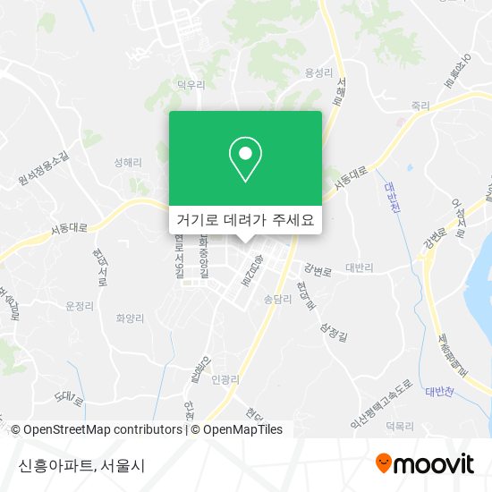 신흥아파트 지도
