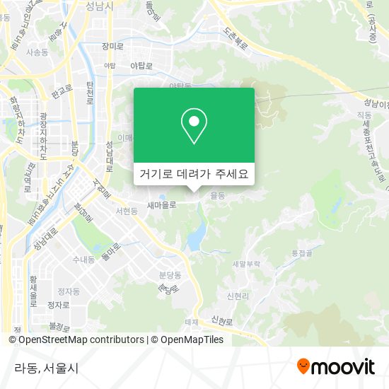 라동 지도