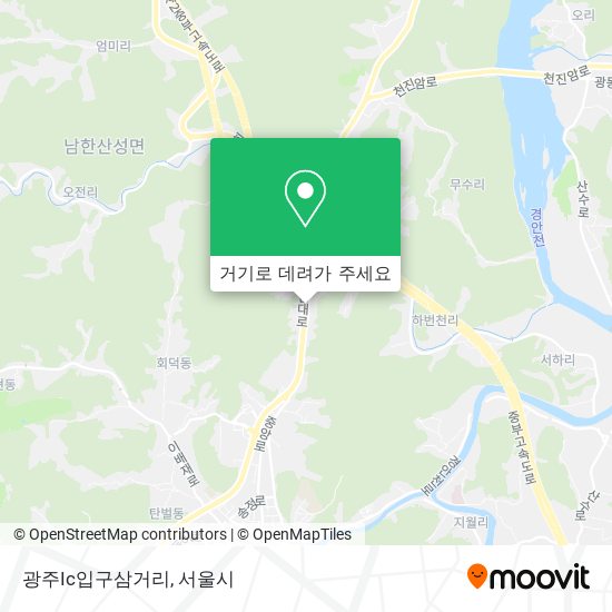 광주Ic입구삼거리 지도