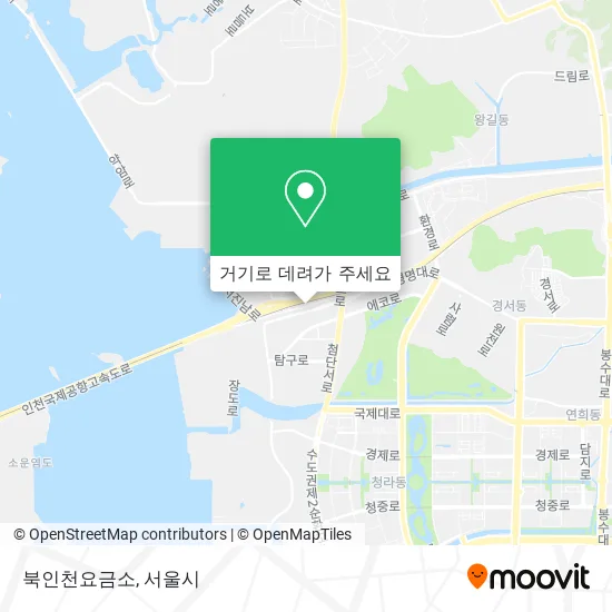 북인천요금소 지도