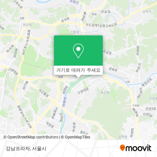 강남프라자 지도