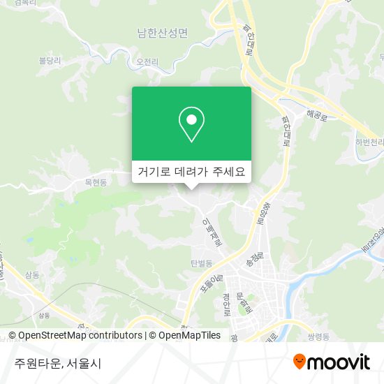 주원타운 지도