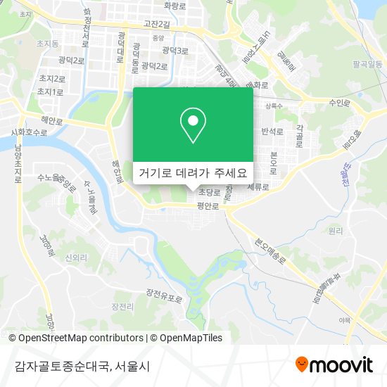 감자골토종순대국 지도