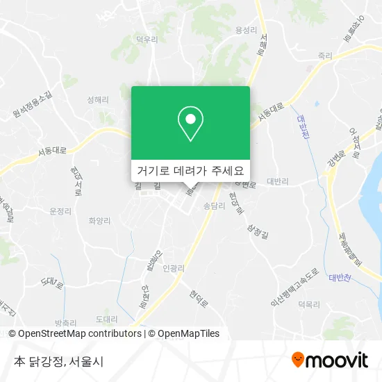 本 닭강정 지도