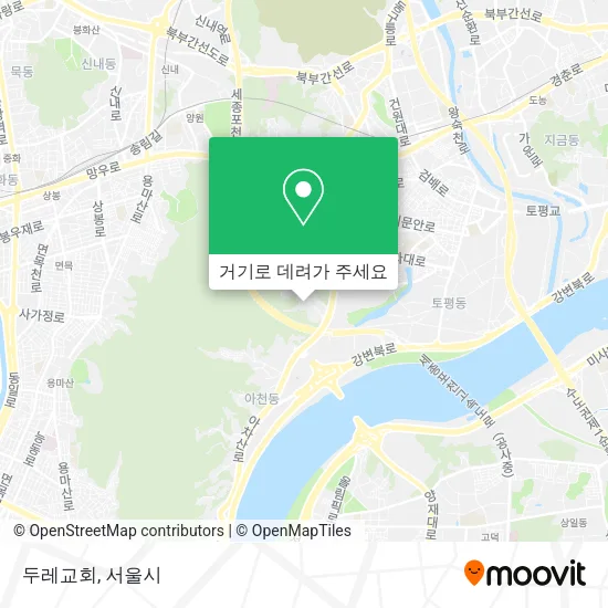 두레교회 지도