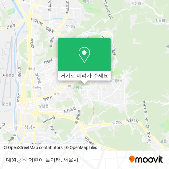대원공원 어린이 놀이터 지도