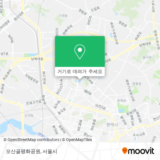 모산골평화공원 지도