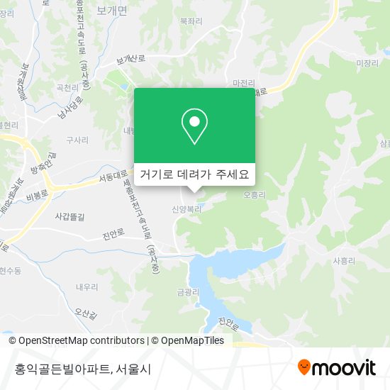 홍익골든빌아파트 지도