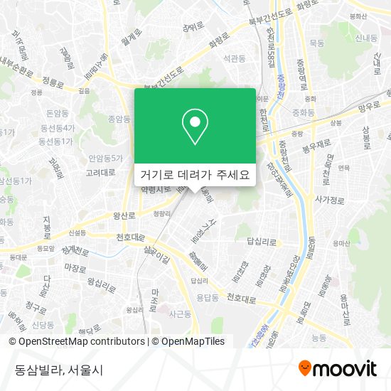 동삼빌라 지도