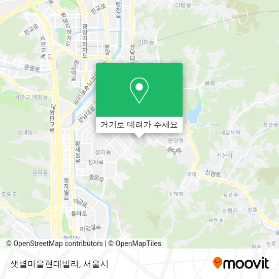 샛별마을현대빌라 지도