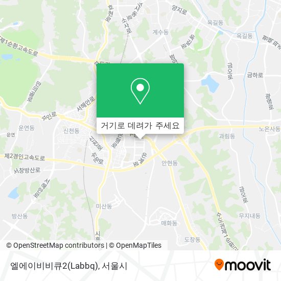 엘에이비비큐2(Labbq) 지도