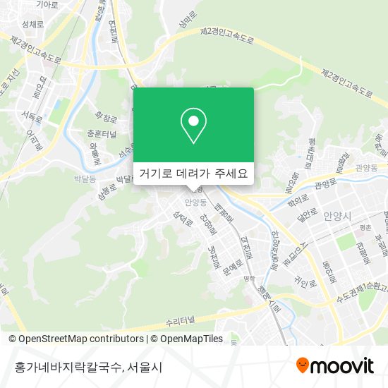 홍가네바지락칼국수 지도