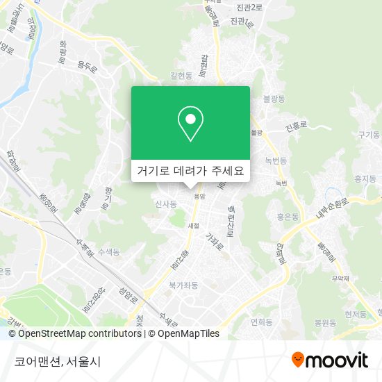 코어맨션 지도