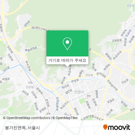 봉가진면옥 지도