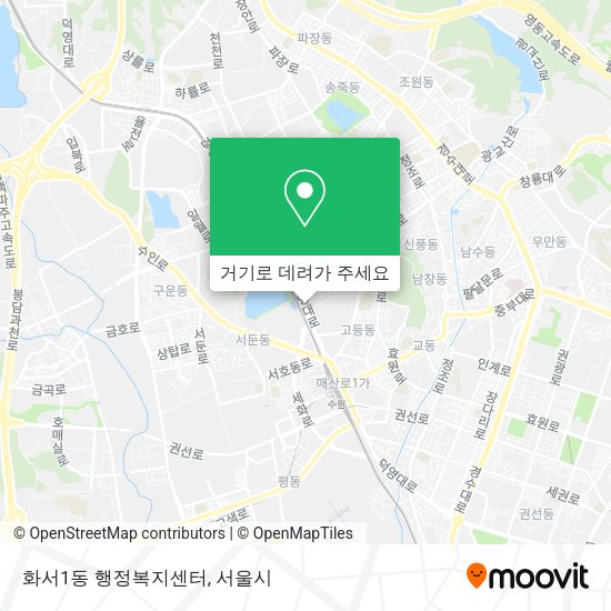 화서1동 행정복지센터 지도