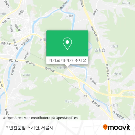 초밥전문점 스시안 지도